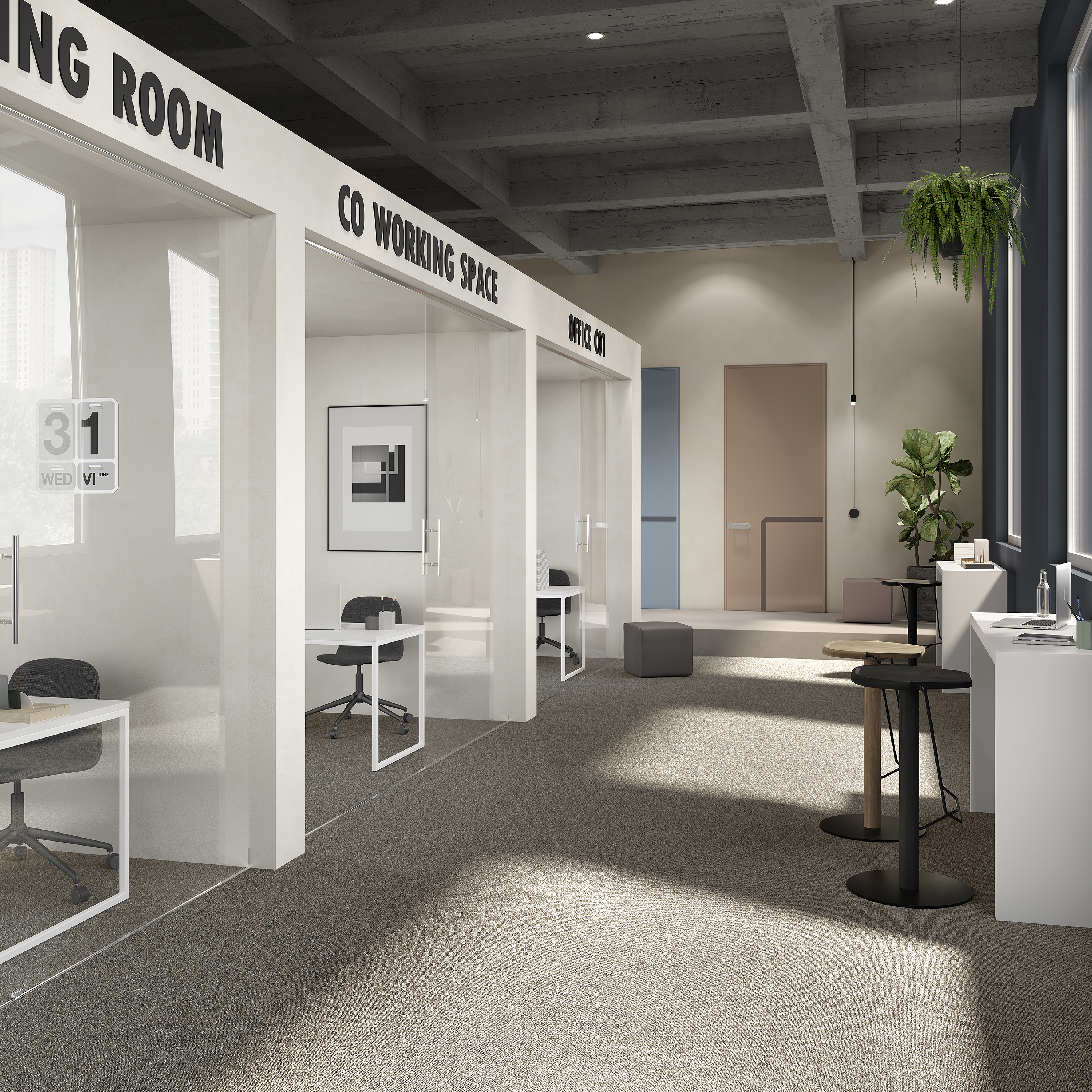 Ковровая плитка Medusa Tile 40 (500*500*5 мм) — купить в Ижевске