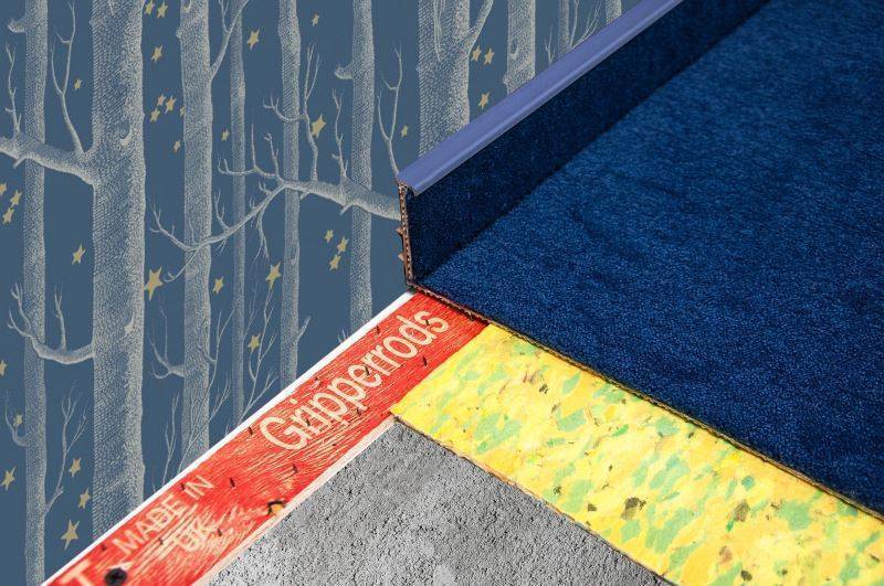 Плинтус для ковролина "Korner" Listwa синий (2500*13,8*50 мм) — купить в Ижевске