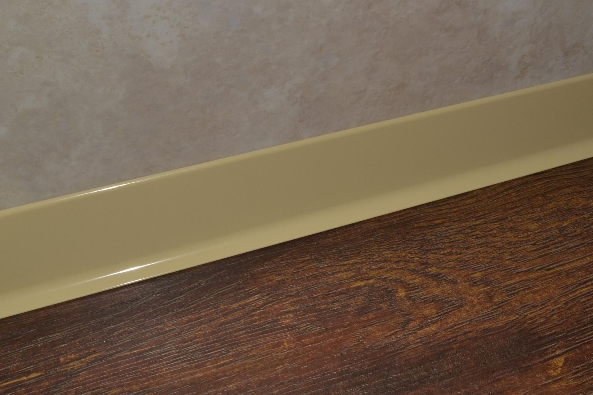 Плинтус алюминиевый L-образный слоновая кость (2500*11*60 мм) — купить в Ижевске