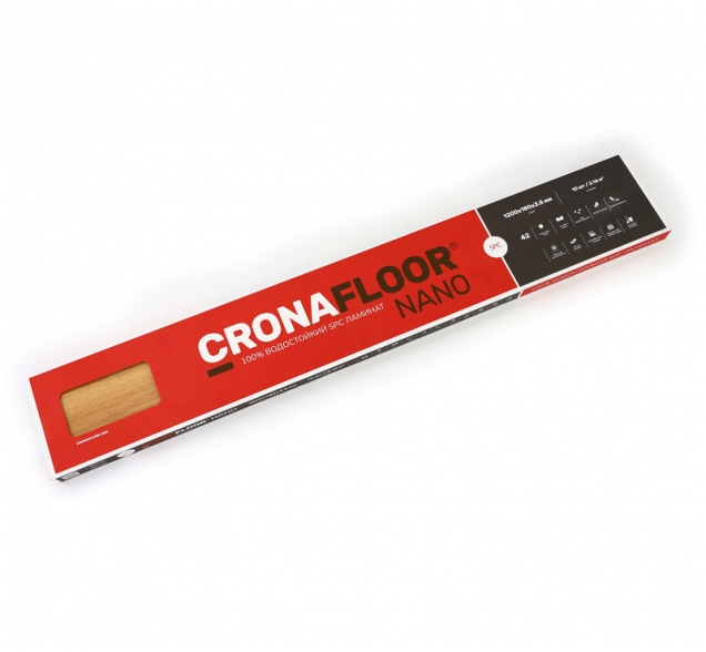 SPC ламинат "CronaFloor" Nano 4V Клен (1200*180*3,5 мм) — купить в Ижевске