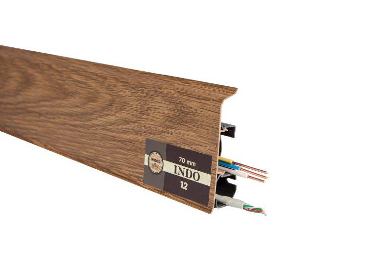 Плинтус "Arbiton" Indo Дуб Темный (2500*26*70 мм) — купить в Ижевске