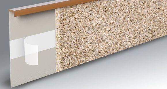 Плинтус для ковролина "Korner" Listwa зеленый (2500*13,8*50 мм) — купить в Ижевске