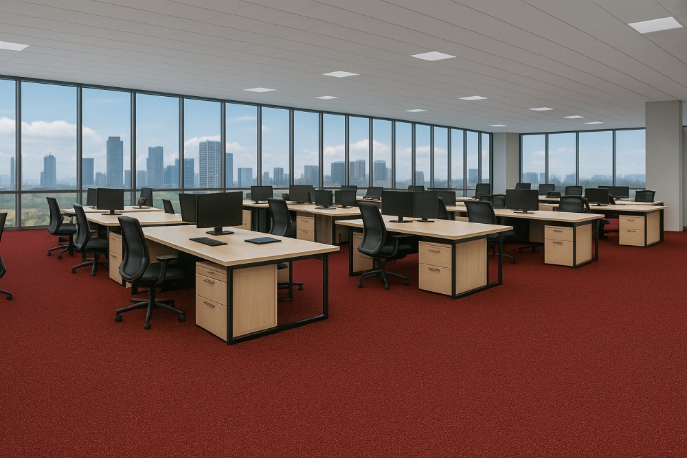 Ковролин Haima «Wilkins» Atom Red 10 (3,66 м) — купить в Ижевске