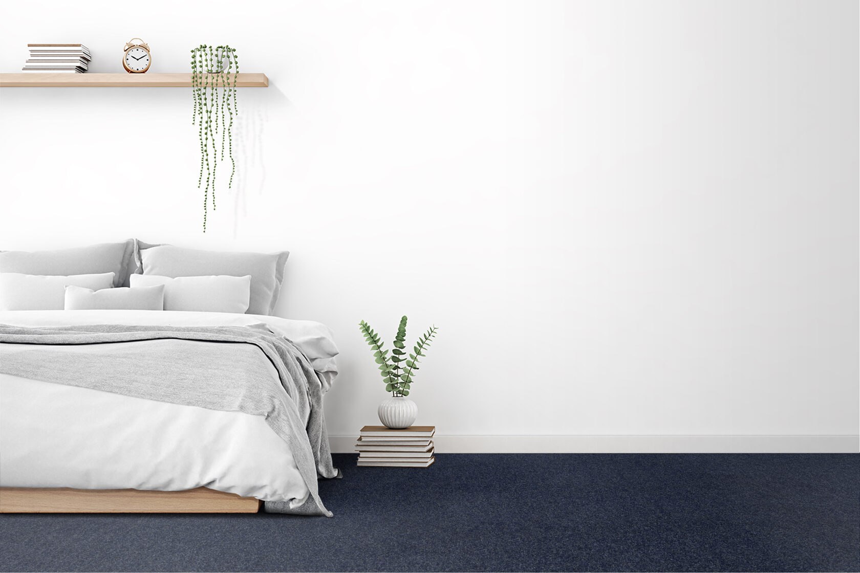 Ковровое покрытие "Bonkeel" Color Rib Blue Bottle 78 (ширина 1м/3м/4м) — купить в Ижевске