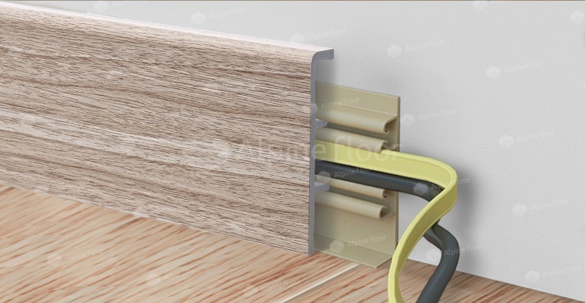 Напольный плинтус Rico Concept 80 Кипарис альпийский (2200*20*80 мм) — купить в Ижевске