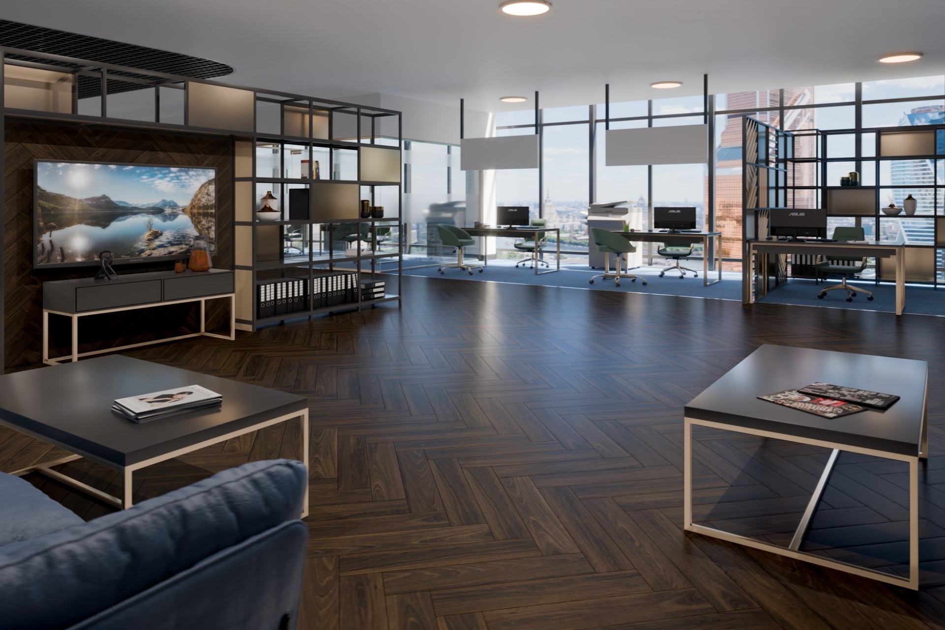 Инженерный паркет «Damy Floor» Шоколадный (укладка елочкой) — купить в Ижевске