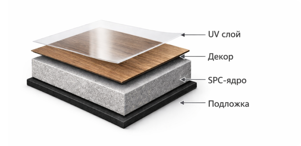 SPC плитка: что это за материал?