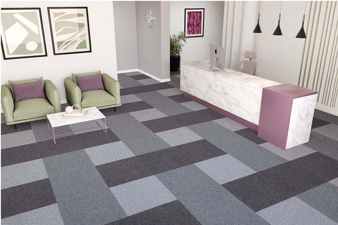 Ковровая плитка "Bonkeel" Space Grey (500*500*5,9 мм) — купить в Ижевске