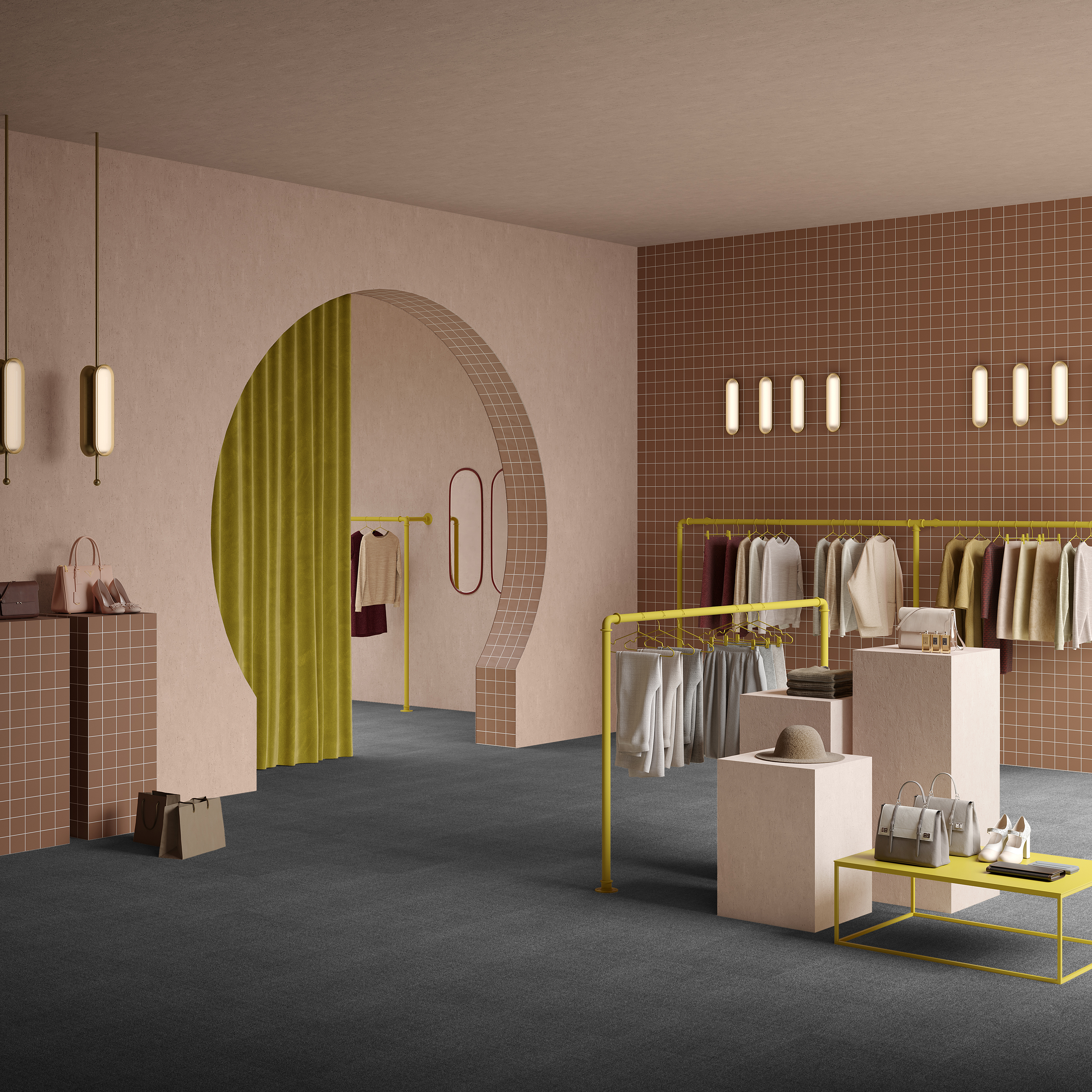 Ковровая плитка Mantra Tile 98 (500*500*6 мм) — купить в Ижевске