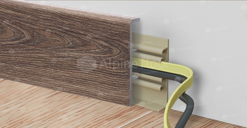 Напольный плинтус Rico Concept 80 Дуб фисташковый (2200*20*80 мм) — купить в Ижевске