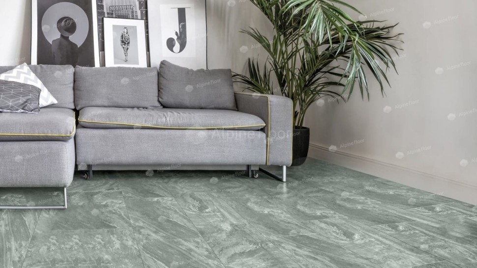 Виниловая плитка "Alpine Floor" Light Stone Хэмпшир (608*303*2,5 мм) — купить в Ижевске