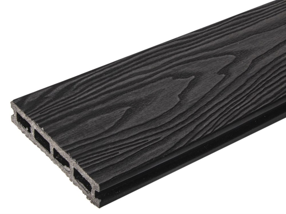 Террасная доска антрацит TalverWood 150*25мм 3D+вельвет брашинг — купить в Ижевске