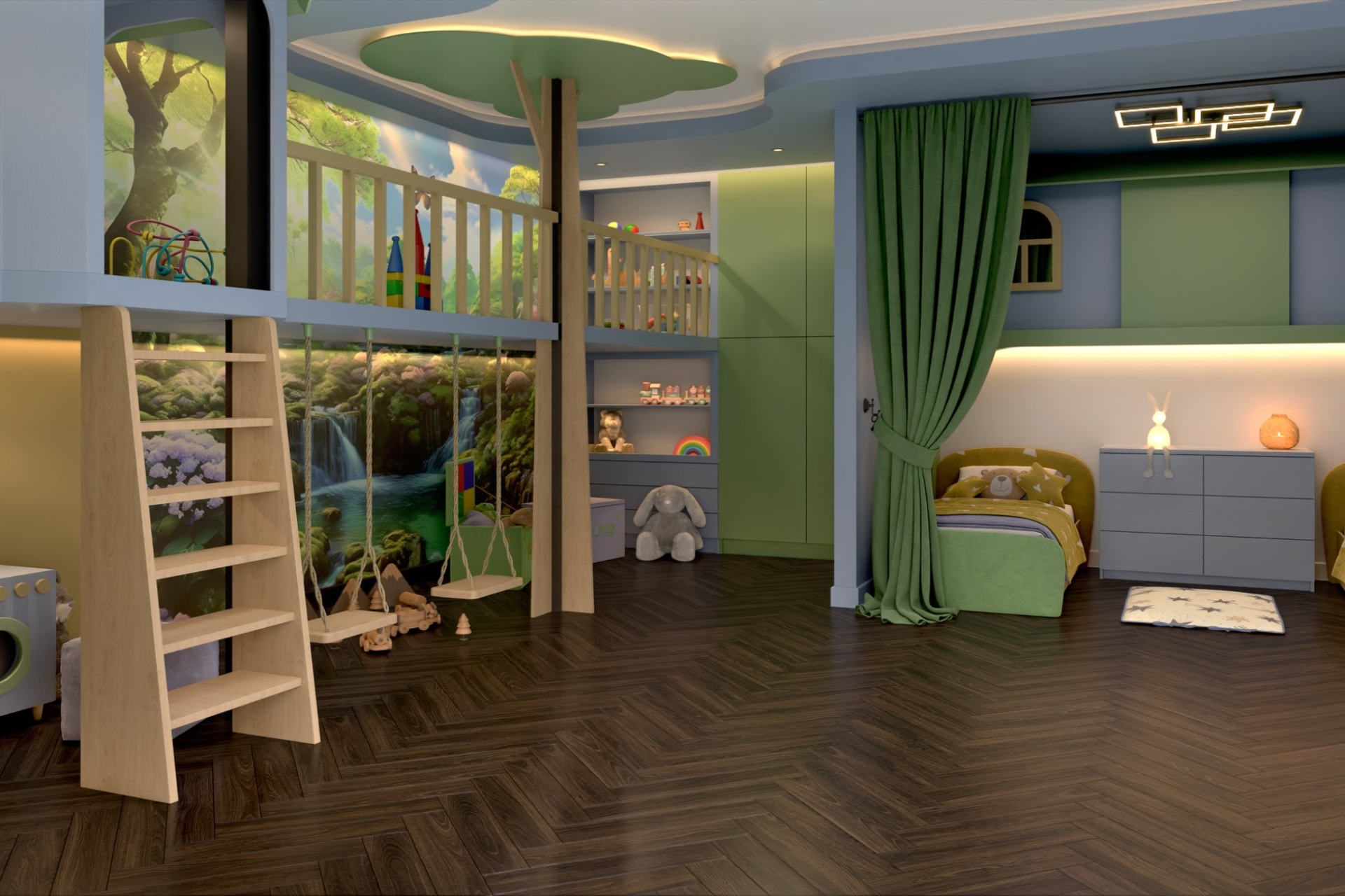 Инженерный паркет «Damy Floor» Каштановый (укладка елочкой) — купить в Ижевске